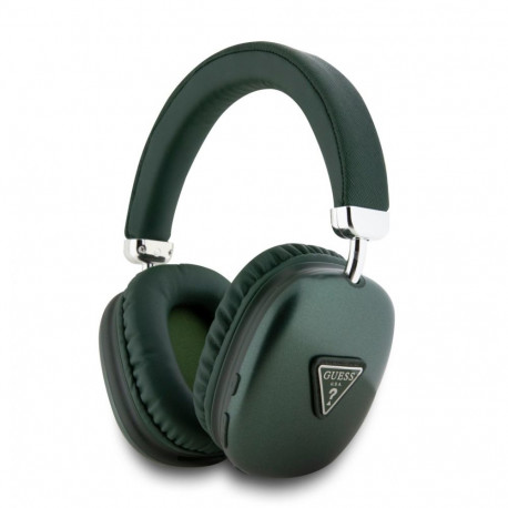 Guess Headphones BT Saffiano Metallic Triangle Logo Khaki