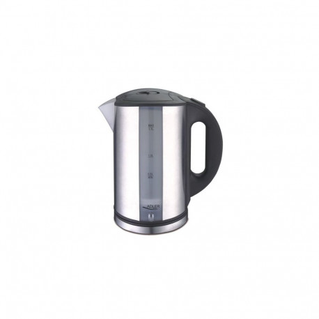 Adler Kettle AD 1216 Standard, Stainless steel, Stainless steel, 2000 W, 360 rotational base, 1.7 L