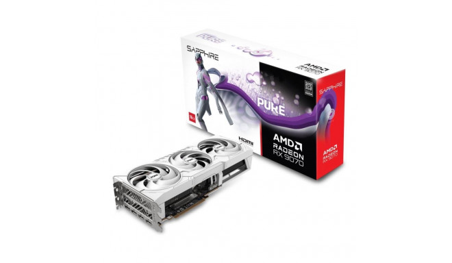 Sapphire Graphics Card||AMD Radeon RX 9070|16 GB|GDDR6|256 bit|PCIE 5.0 16x|Triple slot Fansink|2xHD