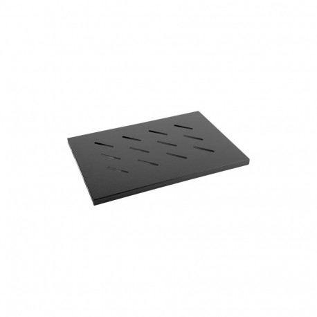 Lanberg 19" fixed shelf 1U/486x270mm max load capacity up to 120kg, black |