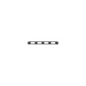 Lanberg 19" cable management panel 5 rings - type B 1U, black |