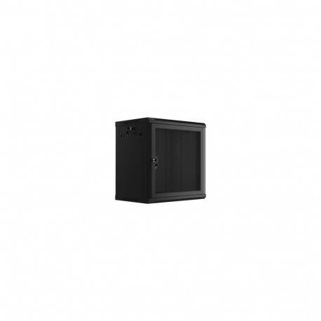 Lanberg Rack cabinet 19" wall-mount 12U/600x450 with perforated door (flat pack), black |