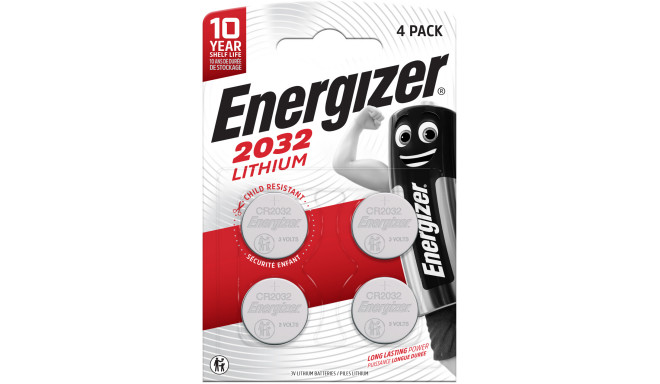 Energizer battery Lithium CR2032 BP4