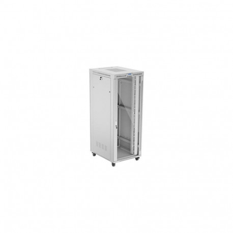 Lanberg Rack cabinet 19" free-standing 42U/800x1000 (flat pack) with glass door lCD V2, grey |