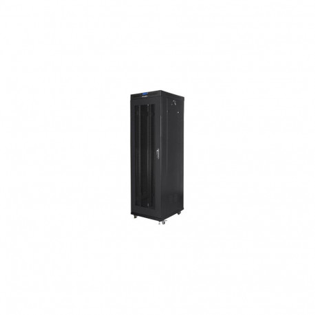 Lanberg Rack cabinet 19" free-standing 42U/600x800 (flat pack) with mesh door lCD V2, black |