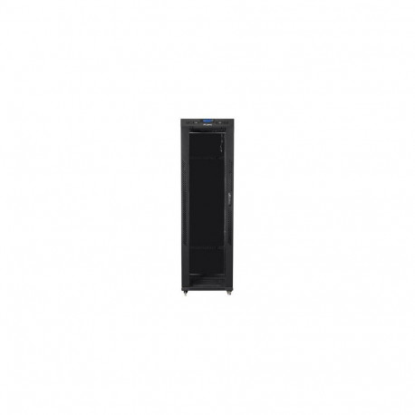 Lanberg Rack cabinet 19" free-standing 42U/600x800 (flat pack) with glass door lCD V2, black |