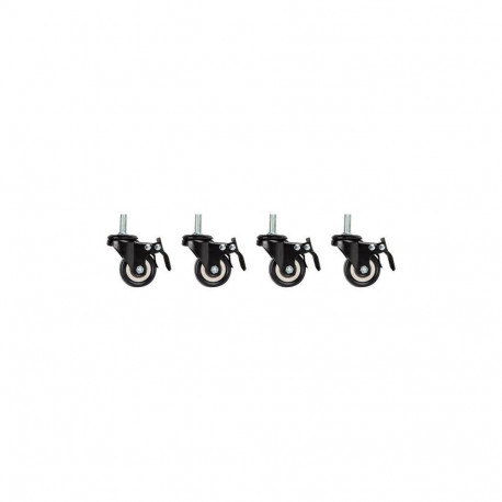 Lanberg Castors x4 with thread and brake for wall mounting cabinets |