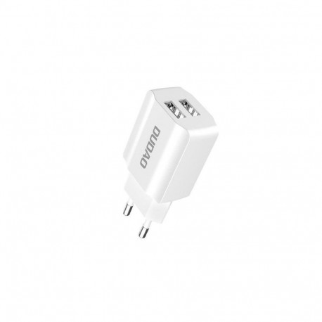 Dudao EU wall charger 2x USB 5V / 2.4A White