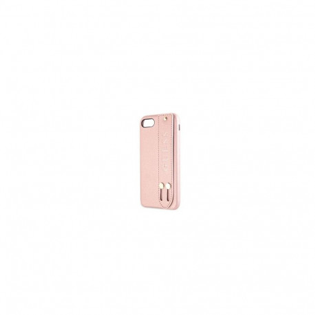 Guess - iPhone 7/8/SE2020 Saffiano Strap Case Rose