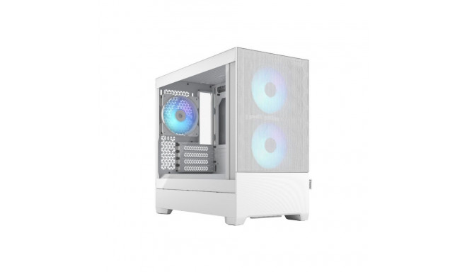 Fractal Design Pop Mini Air RGB White TG Clear Tint, mATX, Mini ITX, Power supply included No