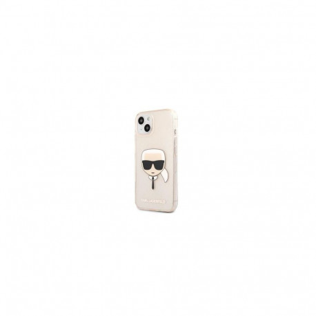 Karl Lagerfeld Apple iPhone 13 TPU Full Glitter Head Case Gold