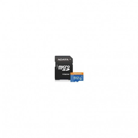 ADATA MEMORY MICRO SDXC 512GB W/AD./AUSDX512GUICL10A1-RA1