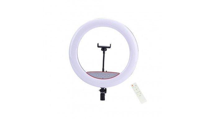 Elight SR14 36cm LED Light Ring with Smartphone holder + 220V Adapter + BT remote Black