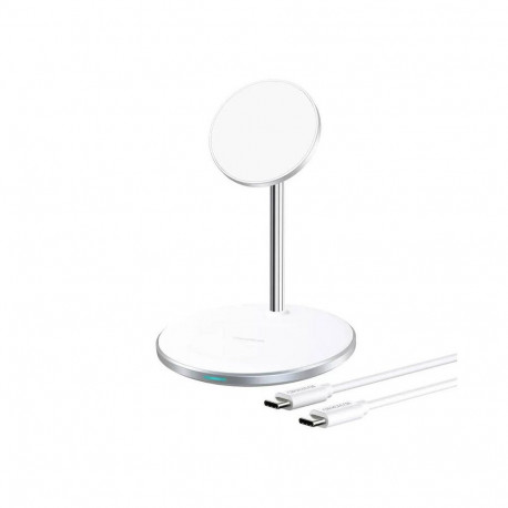 Choetech Wireless charger Choetech T581-F with stand (white)