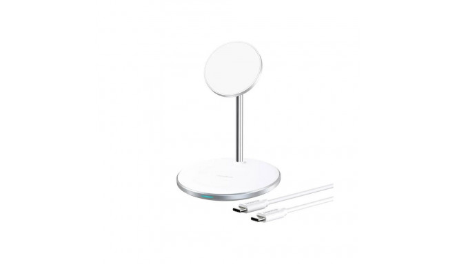 Choetech Wireless charger Choetech T581-F with stand (white)