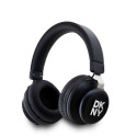 DKNY PU Leather Stack Logo Wireless Headphone Black