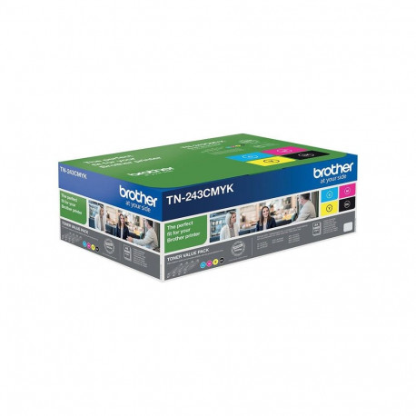 Brother TN-243CMYK, Toner Value Pack | TN243CMYK | TN243CMYK Value Pack - 4-pack - black, yellow, cy