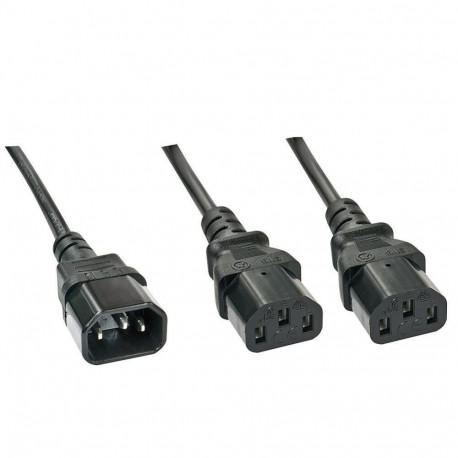 LINDY CABLE POWER C14 TO 2 X C13/1M 30363