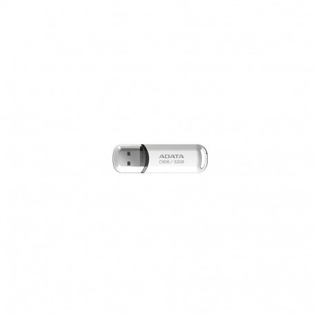 ADATA MEMORY DRIVE FLASH USB2 32GB/WHITE AC906-32G-RWH