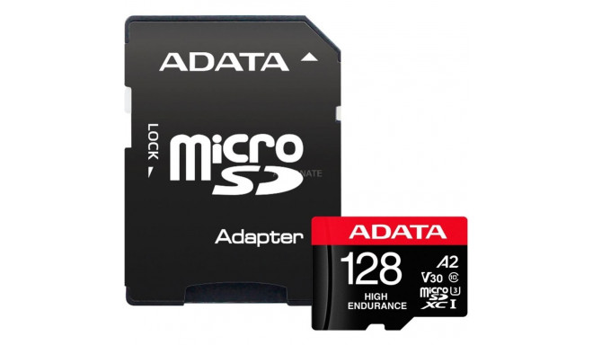 ADATA MEMORY MICRO SDXC 128GB W/AD./AUSDX128GUI3V30SHA2-RA1