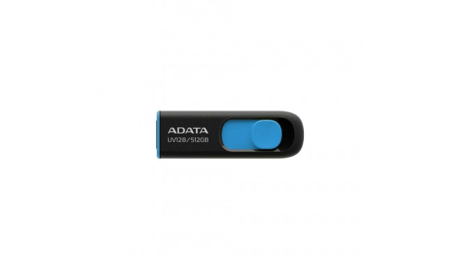 ADATA MEMORY DRIVE FLASH USB3 512GB/BLK/BLUE AUV128-512G-RBE