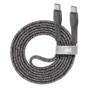 RIVACASE CABLE USB-C TO USB-C 1.2M/GREY PS6105 GR12