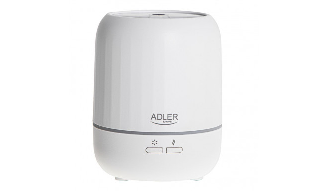 Adler Ultrasonic aroma diffuser 3in1 AD 7968 Ultrasonic, Suitable for rooms up to 25 m, White