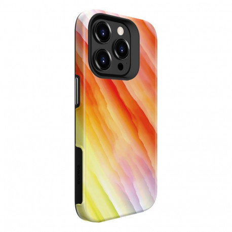 Evelatus Apple iPhone 15 Pro Max Armor case TPU+PC Customized Print Design Yellow Orange