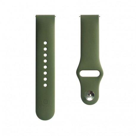 Evelatus Evelatus Watch 22mm Silicone Loop Watch Straps (130mm M/L) Dark Green