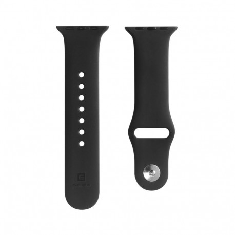 Evelatus Evelatus Apple Watch 42/44/45mm Silicone Loop Watch Straps (140mm M/L) Black