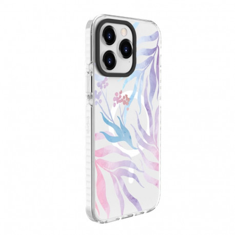 Evelatus Apple iPhone 15 Pro Max PC+TPU With MagSafe Customized Print Flower