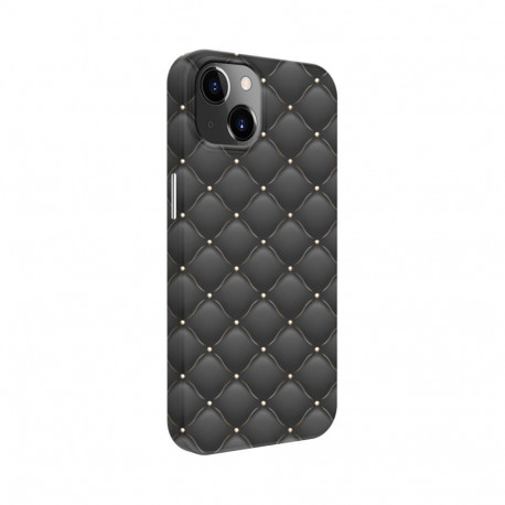 iLike Apple iPhone 14 Cover Prowhite Customized Print Design Gray
