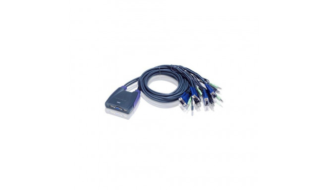 Aten 4-Port USB VGA/Audio Cable KVM Switch