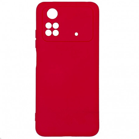 Evelatus Xiaomi Poco X4 Pro 5G Premium Soft Touch Silicone Case Red