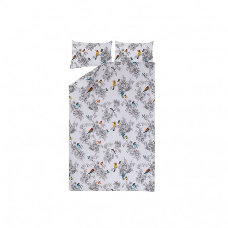 BED COV SET Bird Wilde SATEEN 160x200CM