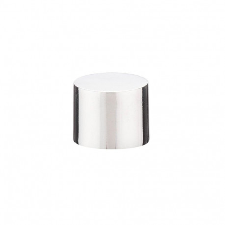 CURTAIN ROD FINIAL LUNA D19 CHROME 2PC