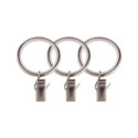 RINGS WITH CLIPS D19 CHROME