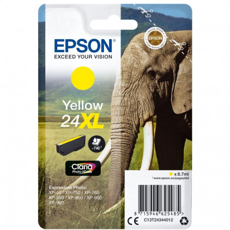 Epson tindikassett XL kollane Claria Photo HD T 243 T 2434