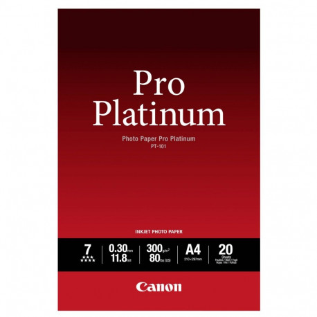 Canon PT-101 A 4, 20 lehte fotopaber Pro Platinum 300 g
