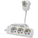 REV Multiple Socket Outlet 3+1-fold 2m white Powersplit