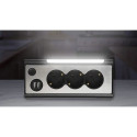 REV LIGHT SOCKET 3-fold Multiple Socket Outlet +2x USB