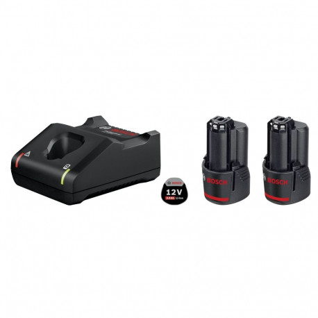 Bosch 2x 3.0Ah, GAL 12V-40 laetav aku