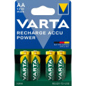 1x4 Varta RECHARGE ACCU Power 1350 mAH AA Mignon NiMH laetav aku