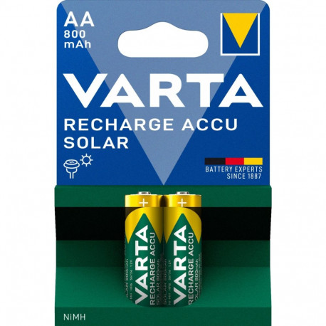 1x2 Varta Solar laetav AA NiMH 800 mAh Mignon