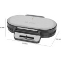 Clatronic WA 3745 black-inox Waffle Maker