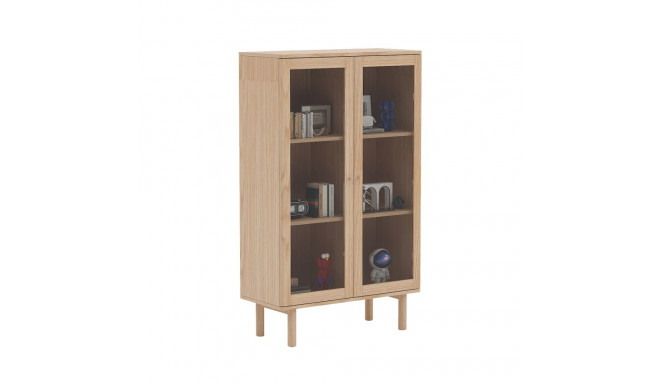 Display cabinet HANSEN 90x40xH150cm, melamine