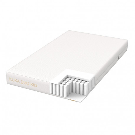 Spring mattress KUKA DUO KID 90x200xH15cm