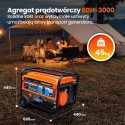 Extralink Power generator EGH-3000 hybrid, 3kW 1F