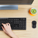 Logitech 920-004508 klaviatuur hiir kaasas kodune RF juhtmevaba QWERTY US International must