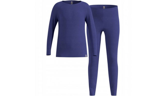 Thermal underwear - Odlo Set long MERINO 200 set, size 140 cm, blue